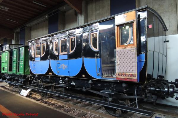 Nicole Prévost a visité le Musée du train à Mulhouse...