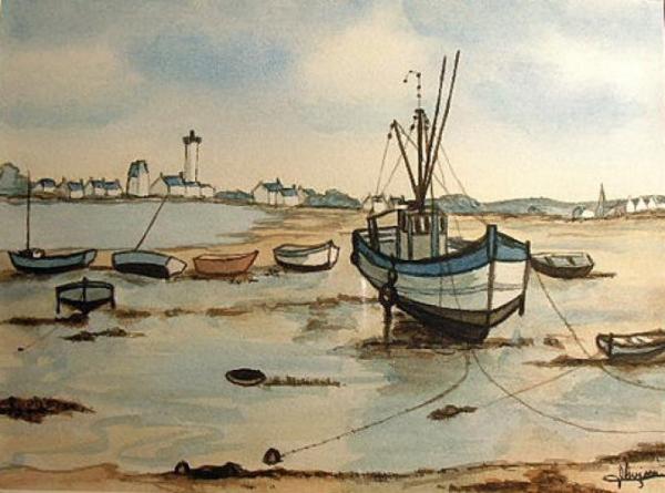 Peinture de : Michèle Ollivier