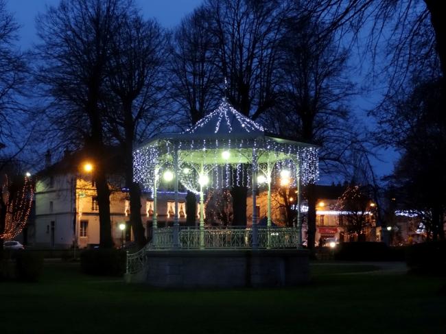  L'heure bleue, c'est le moment de la journée où les illuminations sont les plus belles....