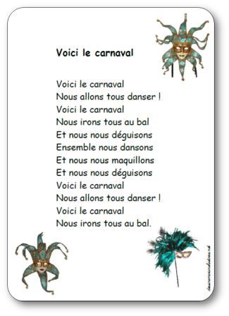 "Premier mars" ....  Mardi gras !