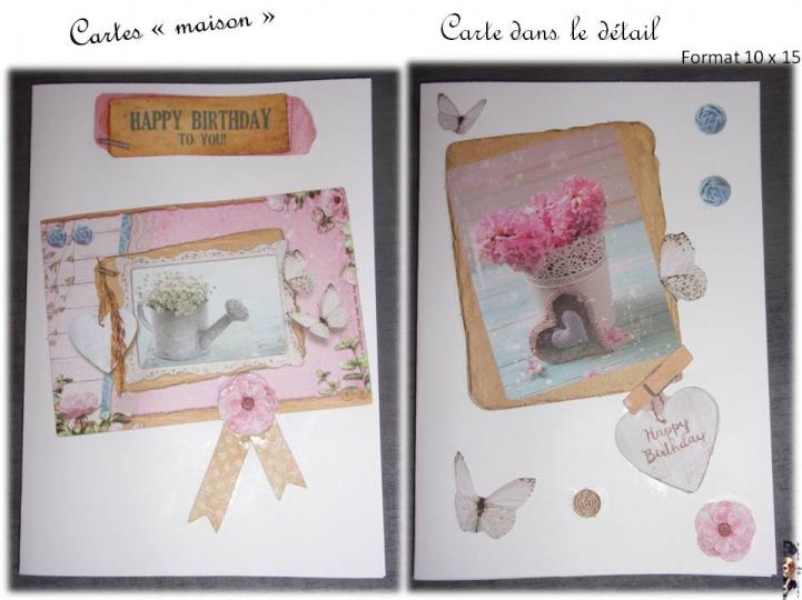 Cartes réalisées *avril 1