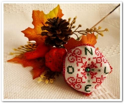 Biscornu de Noël 2017