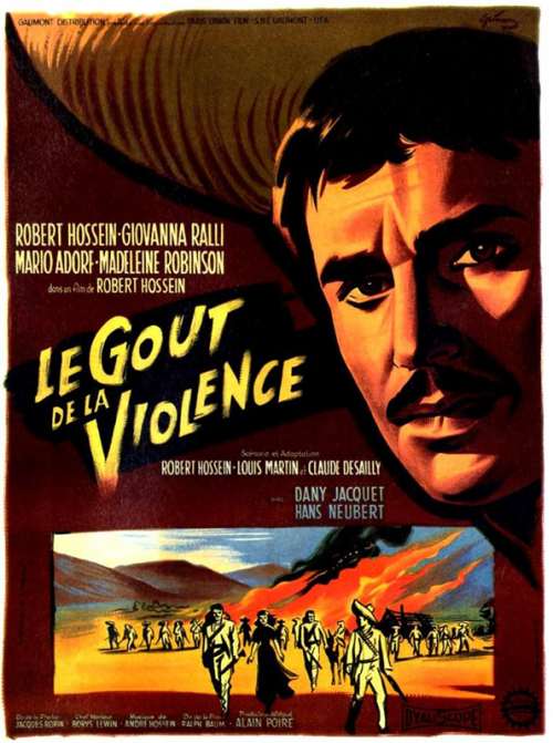 Le goût de la violence, Robert Hossein, 1961