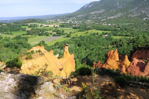 Visite du Colorado Provençal à Rustrel