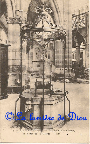 L'épine, basilique Notre-Dame de l'épine : le puits de l'œuvre