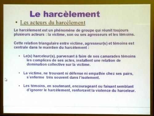Le harcèlement et les violences à l'école, une conférence peoposée par le Zonta Club de Châtillon sur Seine
