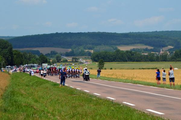 Le passage du Tour de France à Courcelles
