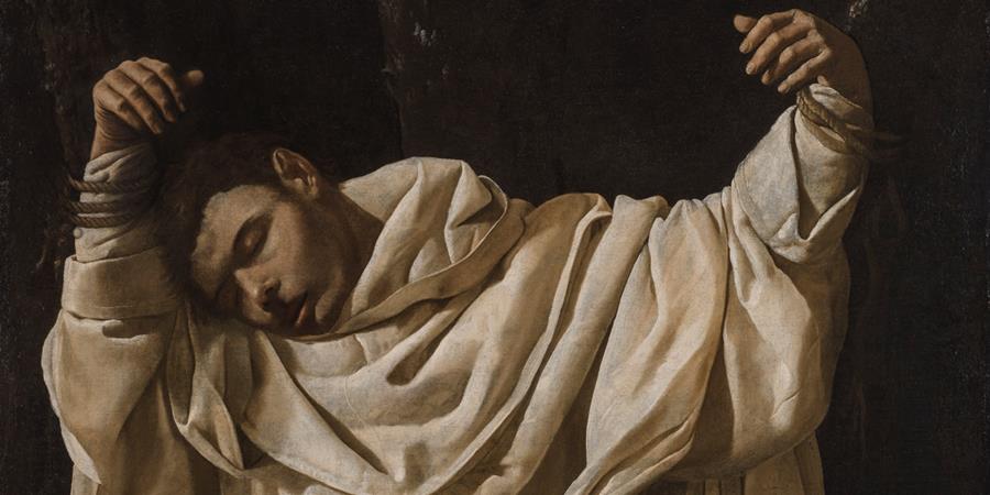 Crédit d'image: Saint Serapius (détail), Francisco de Zurbarán, 1628, Wadsworth Atheneum Museum of Art, Hartford, Connecticut