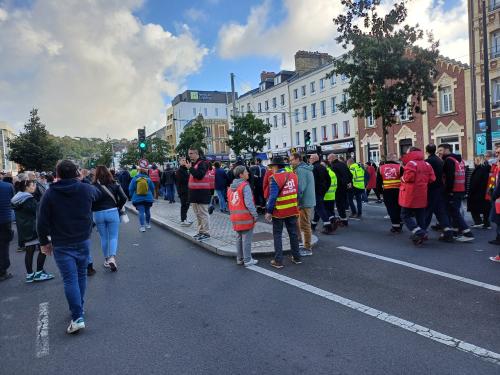 1er octobre 2024 au Havre - 2500 manifestants - des photos