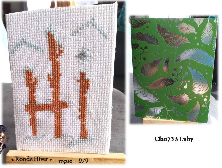 ATC Ronde Hiver chez Fred *9/9 + MA POCKET
