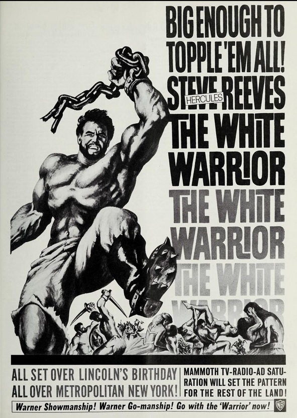 THE WHITE WARRIOR box office usa 1961