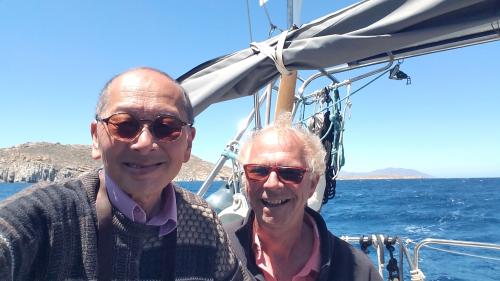 Le balcon posé sur la mer (12) entre Μύκονoς et Πάρος. Le balcon du Lundi de Pâque