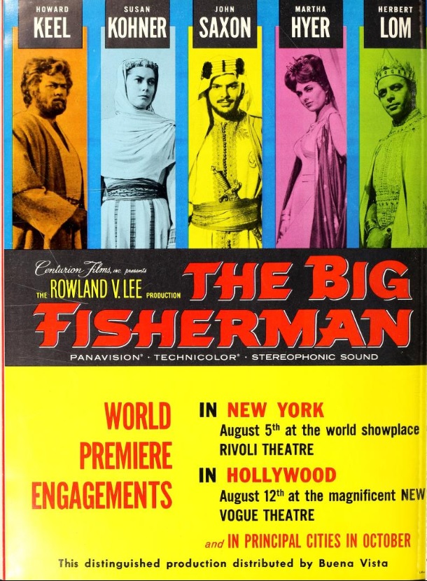 THE BIG FISHERMAN BOX OFFICE USA 1959