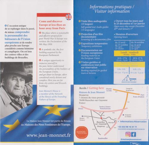 La maison de Jean Monnet, à Bazoches-sur-Guyonne (Yvelines)