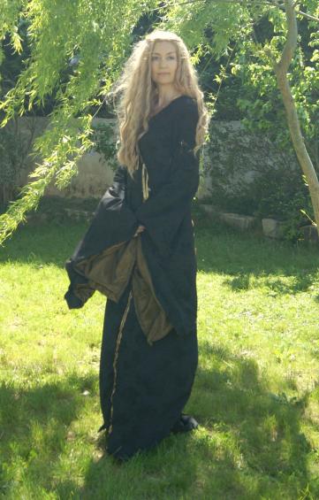 Robe noire Cersei: essayage