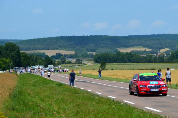 Le passage du Tour de France à Courcelles