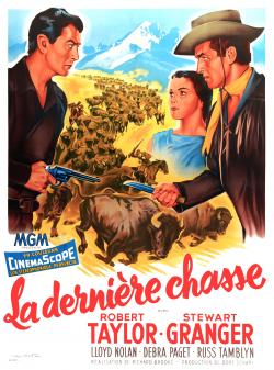 LA DERNIERE CHASSE BOX OFFICE FRANCE 1957 AFFICHE DE ROGER SOUBIE