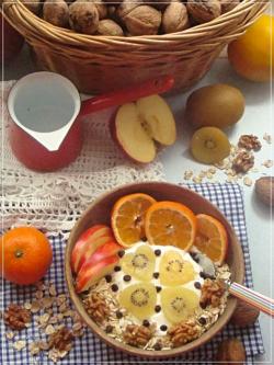 MUESLI EXOTIQUES AU FROMAGE BLANC
