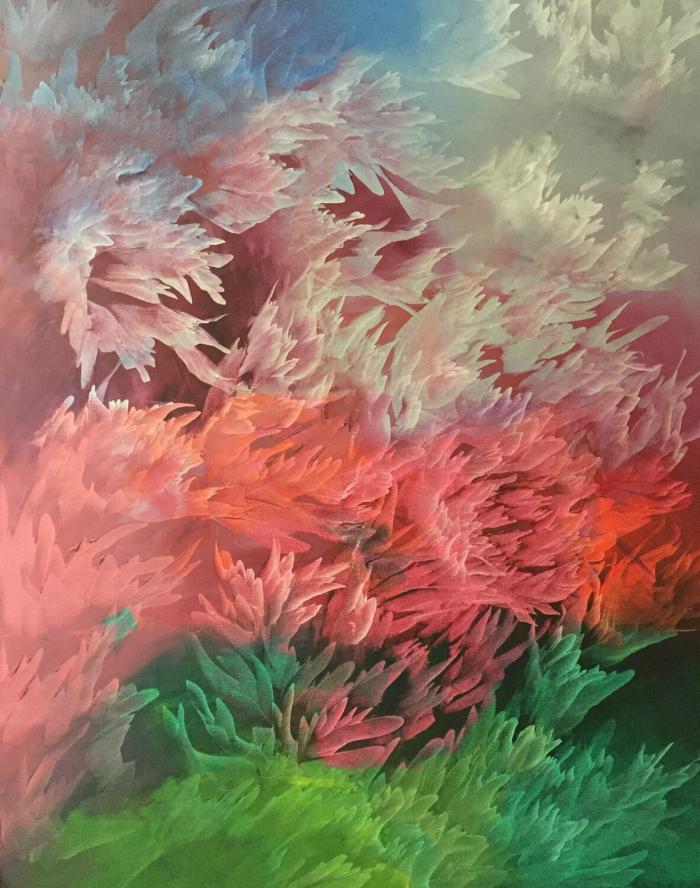 Peinture de ; Ludmila Budanov  peintre chypriote