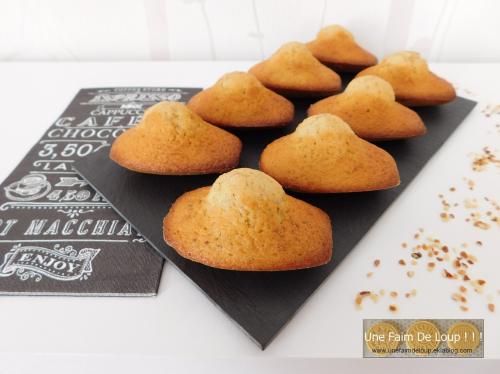Madeleines au pralin
