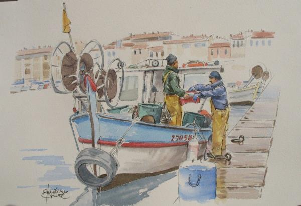 Aquarelles de : Christiane Prévost