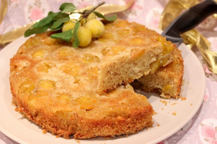 Gâteau lorrain aux mirabelles et amandes