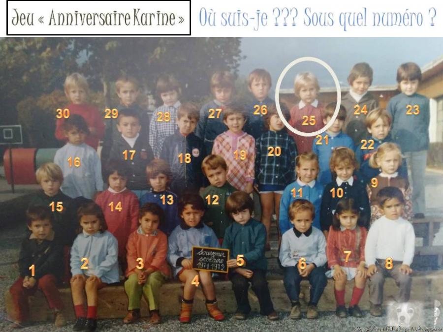 Jeu "Anniversaire Karine"