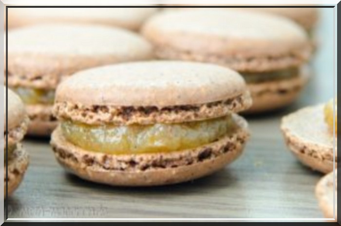 Macaron à la vanille