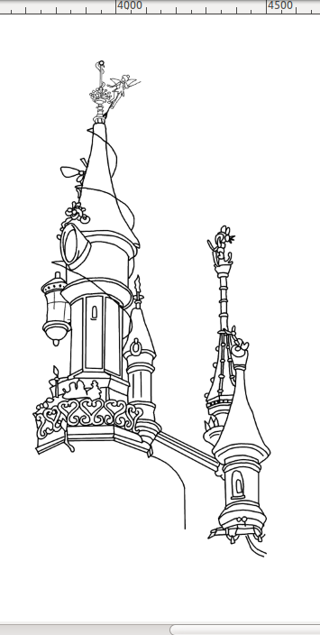 • Croquis final soeur et frère à Disneyland (2)