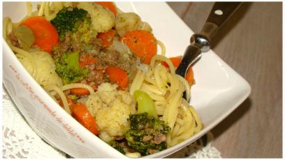 SPAGHETTI AUX LÉGUMES D'HIVER