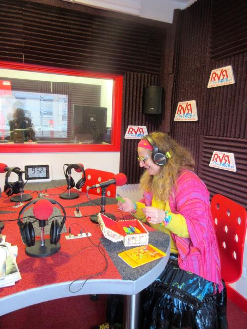Une interview à la radio... 