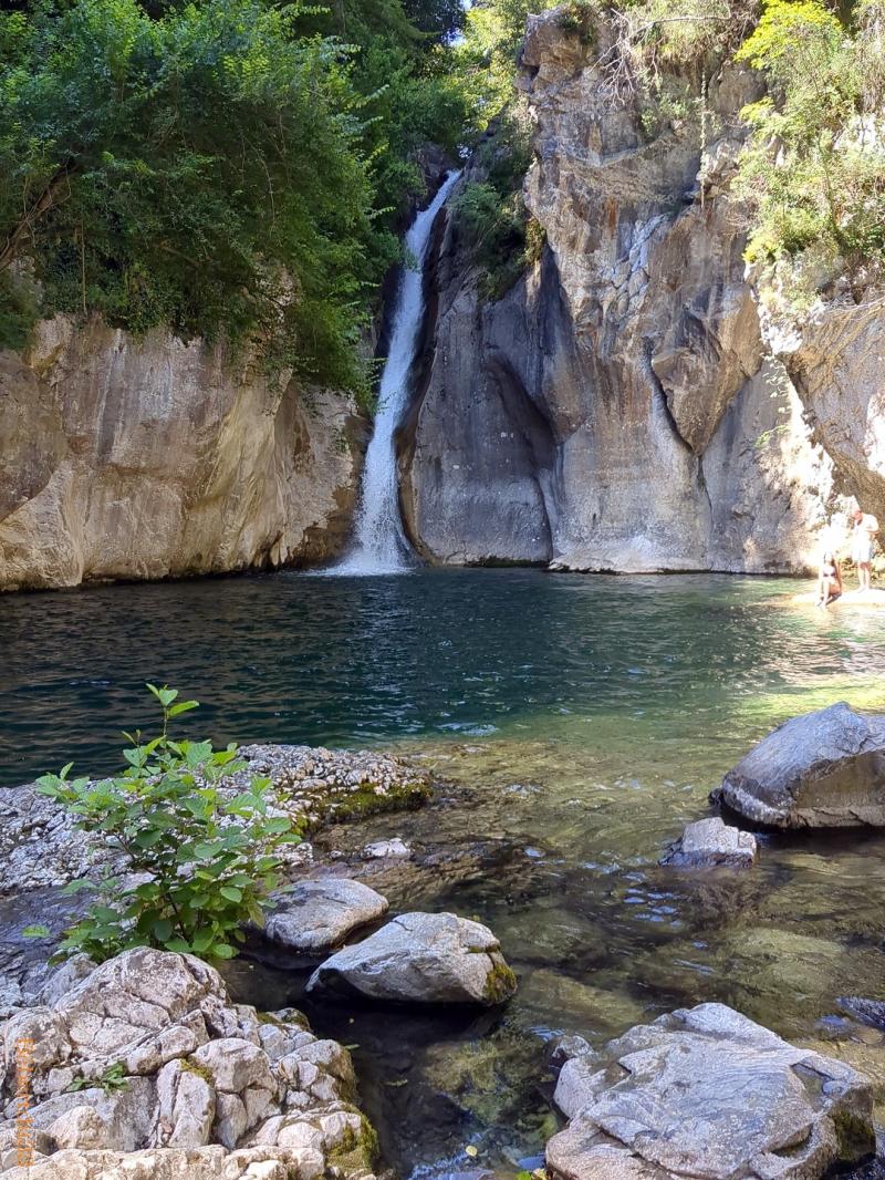 une cascade à Sospel 