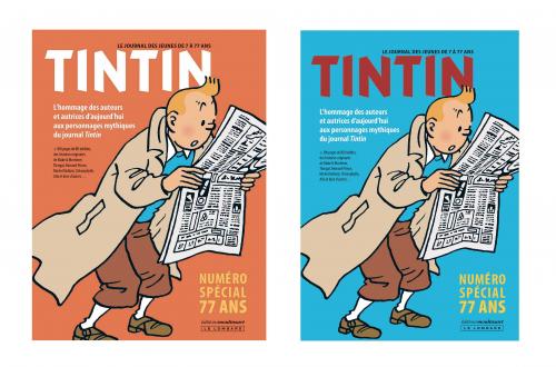 2023 09 Volume coédité par Le Lombard & Moulinsart pour les 77 ans de ''Tintin''.jpg