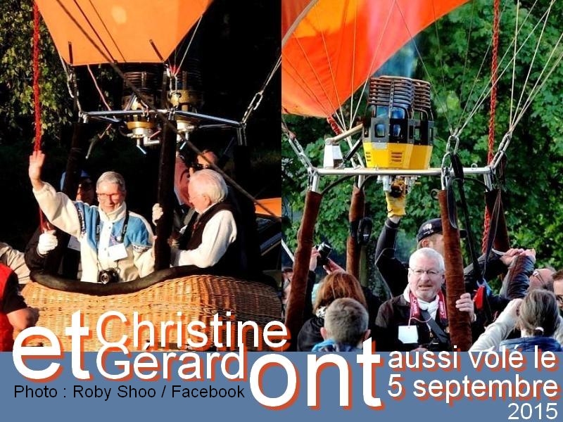 Metz / Montgolfiades 2015 / Quatre baptêmes de montgolfières... 