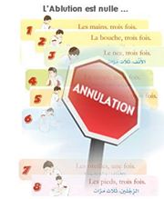 Ce qui annule les ablutions