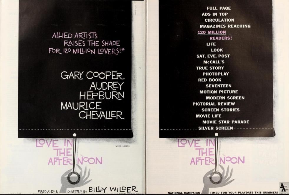 BOX OFFICE USA DU 3 JUILLET 1957 AU 9 JUILLET 1957