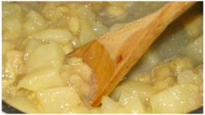 COMPOTE DE POIRES,BANANES ET VANILLE