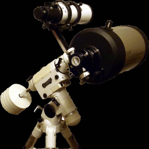 C8 et lunette quide Orion 80/400 en parallèle