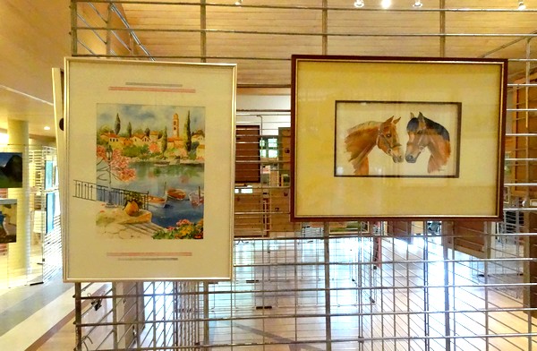 Les peintres de la Section peinture des Amis du Châtillonnais ont présenté leurs belles créations au Salon 2016