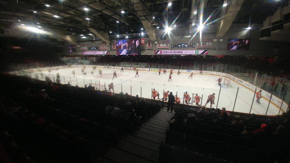 Kingston Frontenacs versus Ottawa 67's at TD Place on February 14th 2024