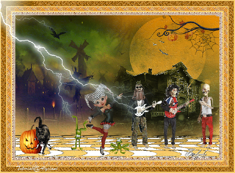 Les danseuses d'Halloween