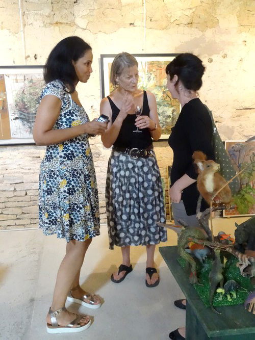 Karin Neumann a présenté son exposition d'été...