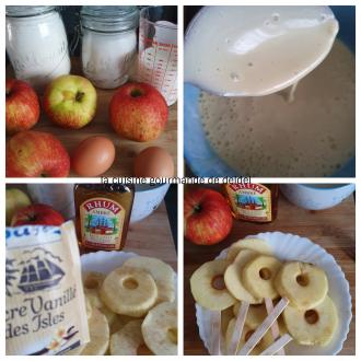 SUCETTES DE BEIGNETS AUX POMMES CROQUANTES