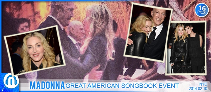 Madonna assiste au Great American Songbook Event à NY - 2014 02 10