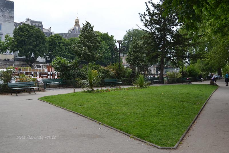 L'Île de la Cité : Le square du Vert-Galant