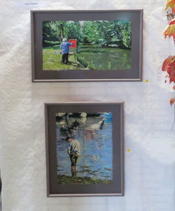 Au Salon d'Automne de Chamesson en 2024, 35 peintres ont présenté 165 tableaux, tous plus beaux les uns que les autres !