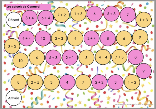 Calculs de Carnaval