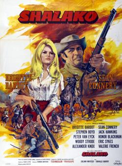 SHALAKO BOX OFFICE FRANCE 1968 AFFICHE DE JEAN MASCII