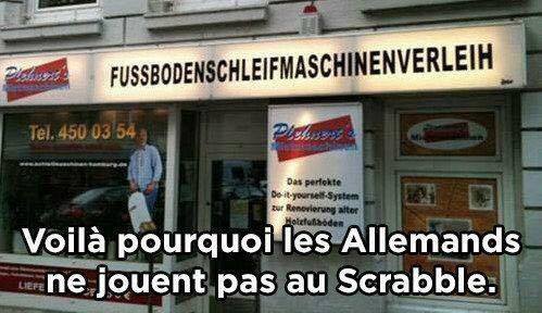 Voilà pourquoi les Allemands ne jouent pas au Scrabble