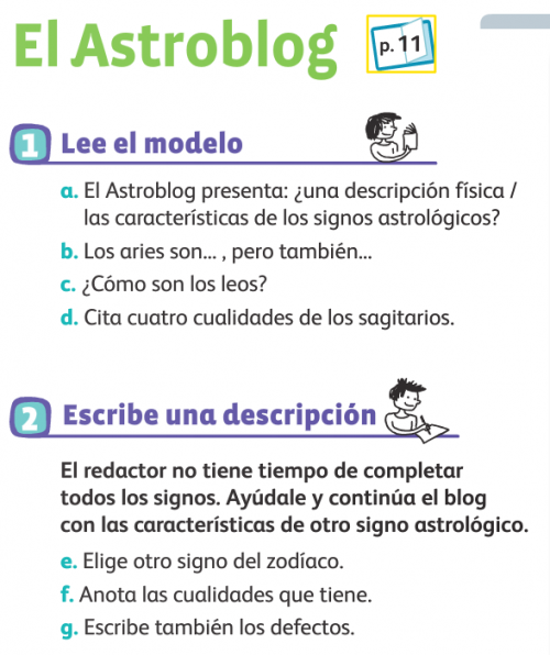 La familia de Laura (p19) + el Astroblog (p23)
